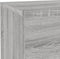 vidaXL - Nachtkastje - met - LED-verlichting - 70x36x40,5 - cm - grijs - sonoma