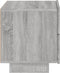 vidaXL - Nachtkastje - met - LED-verlichting - 70x36x40,5 - cm - grijs - sonoma