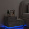 vidaXL - Nachtkastje - met - LED-verlichting - 70x36x40,5 - cm - betongrijs