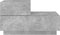 vidaXL - Nachtkastje - met - LED-verlichting - 70x36x40,5 - cm - betongrijs