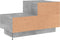 vidaXL - Nachtkastje - met - LED-verlichting - 70x36x40,5 - cm - betongrijs