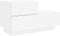 vidaXL - Nachtkastje - met - LED-verlichting - 70x36x40,5 - cm - wit