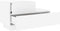 vidaXL - Nachtkastje - met - LED-verlichting - 70x36x40,5 - cm - wit