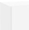 vidaXL - Nachtkastje - met - LED-verlichting - 70x36x40,5 - cm - wit