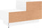 vidaXL - Nachtkastje - met - LED-verlichting - 70x36x40,5 - cm - wit