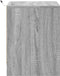 vidaXL - Nachtkastje - met - LED-verlichting - bewerkt - hout - grijs - sonoma