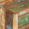 vidaXL - Nachtkastje - met - wieltjes - 40x30x57 - cm - massief - gerecycled - hout