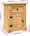 vidaXL - Nachtkastje - Mexicaans - grenenhout - Corona-stijl - 53x39x66 - cm