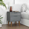 vidaXL - Nachtkastje - MOLDE - 40x35x48 - cm - massief - grenenhout - grijs