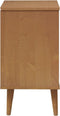 vidaXL - Nachtkastje - MOLDE - 40x35x65 - cm - massief - grenenhout - bruin