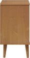 vidaXL - Nachtkastje - MOLDE - 40x35x65 - cm - massief - grenenhout - bruin