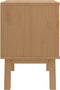 vidaXL - Nachtkastje - OLDEN - massief - grenenhout - bruin