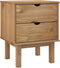 vidaXL - Nachtkastje - OTTA - 45x39x57 - cm - massief - grenenhout
