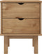 vidaXL - Nachtkastje - OTTA - 45x39x57 - cm - massief - grenenhout