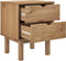 vidaXL - Nachtkastje - OTTA - 45x39x57 - cm - massief - grenenhout