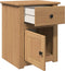 vidaXL - Nachtkastje - Panama - 46x40x57 - cm - massief - grenenhout