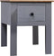 vidaXL - Nachtkastje - Panama - Range - 46x40x57 - cm - grenenhout - grijs