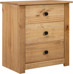 vidaXL - Nachtkastje - Panama - Range - 46x40x57 - cm - grenenhout