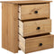 vidaXL - Nachtkastje - Panama - Range - 46x40x57 - cm - grenenhout