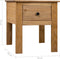 vidaXL - Nachtkastje - Panama - Range - 46x40x57 - cm - grenenhout