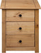 vidaXL - Nachtkastje - Panama - Range - 46x40x57 - cm - grenenhout