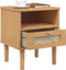 vidaXL - Nachtkastje - SENJA - rattan-look - 40x35x48 - cm - grenenhout - bruin