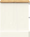 vidaXL - Nachtkastje - VIGO - 42x35x42 - cm - massief - grenenhout - wit