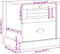 vidaXL - Nachtkastje - VIGO - 42x35x42 - cm - massief - grenenhout