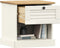 vidaXL - Nachtkastje - VIGO - 42x35x42 - cm - massief - grenenhout - wit
