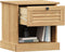vidaXL - Nachtkastje - VIGO - 42x35x42 - cm - massief - grenenhout