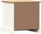 vidaXL - Nachtkastje - VIGO - 42x35x42 - cm - massief - grenenhout - wit