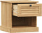 vidaXL - Nachtkastje - VIGO - 42x35x42 - cm - massief - grenenhout