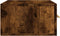 vidaXL - Nachtkastje - wandgemonteerd - 35x35x20 - cm - gerookt - eikenkleurig