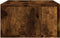 vidaXL - Nachtkastje - wandgemonteerd - 35x35x20 - cm - gerookt - eikenkleurig
