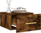 vidaXL - Nachtkastje - wandgemonteerd - 35x35x20 - cm - gerookt - eikenkleurig