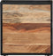 vidaXL - Nachtkastje - wandgemonteerd - 35x35x20 - cm - massief - acaciahout