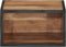 vidaXL - Nachtkastje - wandgemonteerd - 35x35x20 - cm - massief - acaciahout