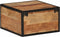 vidaXL - Nachtkastje - wandgemonteerd - 35x35x20 - cm - massief - acaciahout