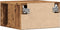 vidaXL - Nachtkastje - wandgemonteerd - 35x35x20 - cm - oud - houtkleurig