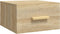 vidaXL - Nachtkastje - wandgemonteerd - 35x35x20 - cm - sonoma - eikenkleurig