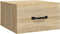 vidaXL - Nachtkastje - wandgemonteerd - 35x35x20 - cm - sonoma - eikenkleurig
