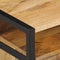 vidaXL - Nachtkastje - wandgemonteerd - 35x35x25 - cm - massief - acaciahout
