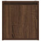 vidaXL - Nachtkastje - wandgemonteerd - 38x34x40 - cm - bruin - eikenkleur