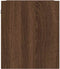 vidaXL - Nachtkastje - wandgemonteerd - 38x34x40 - cm - bruin - eikenkleur