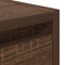 vidaXL - Nachtkastje - wandgemonteerd - 38x34x40 - cm - bruin - eikenkleur