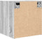 vidaXL - Nachtkastje - wandgemonteerd - 38x34x40 - cm - grijs - sonoma - eikenkleur
