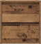vidaXL - Nachtkastje - wandgemonteerd - 38x34x40 - cm - oud - houtkleurig