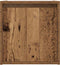 vidaXL - Nachtkastje - wandgemonteerd - 38x34x40 - cm - oud - houtkleurig