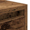 vidaXL - Nachtkastje - wandgemonteerd - 38x34x40 - cm - oud - houtkleurig