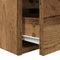 vidaXL - Nachtkastje - wandgemonteerd - 38x34x40 - cm - oud - houtkleurig